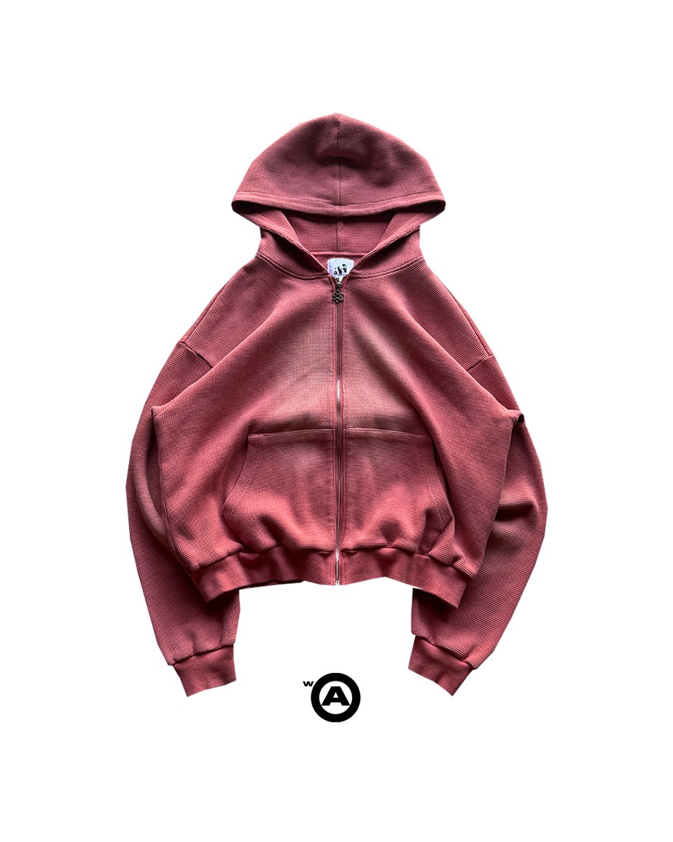 THERMAL ZIPUP (SUNSET PINK) | WithoutAdore